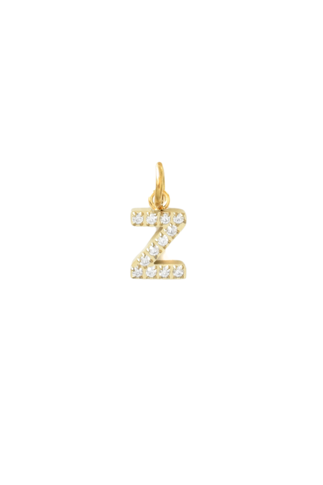 Sparkle Letter Initial Charms