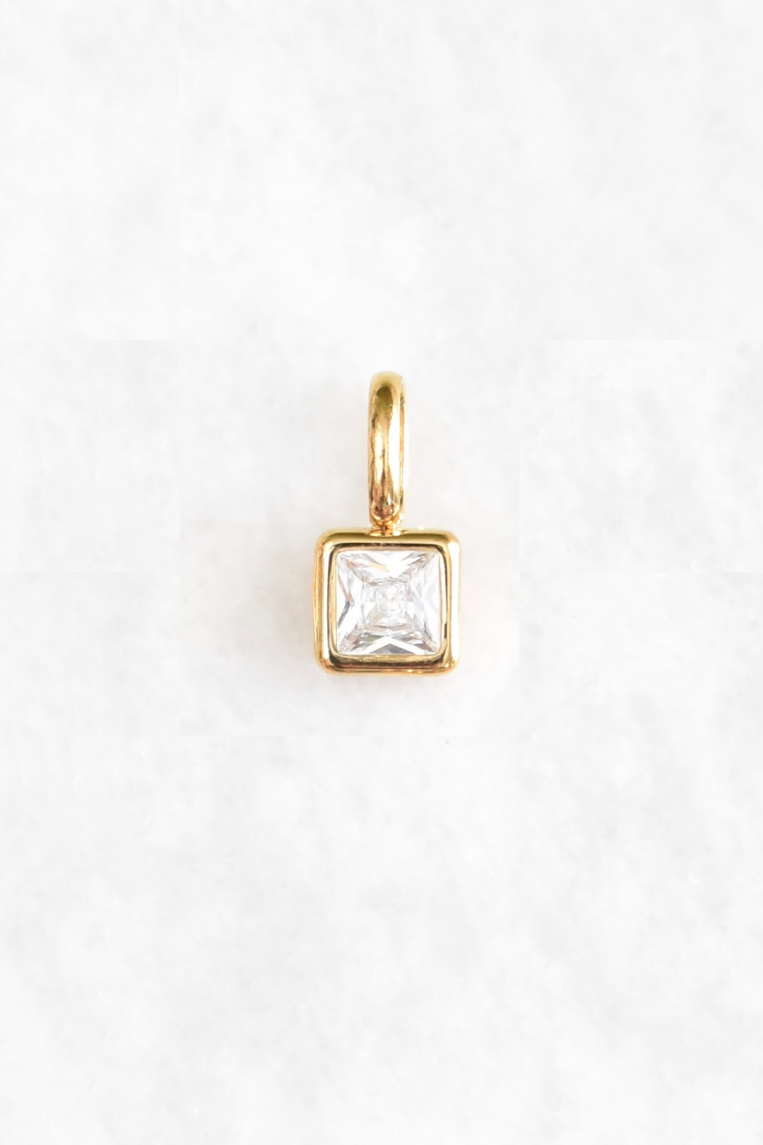 Square Birthstone Charms