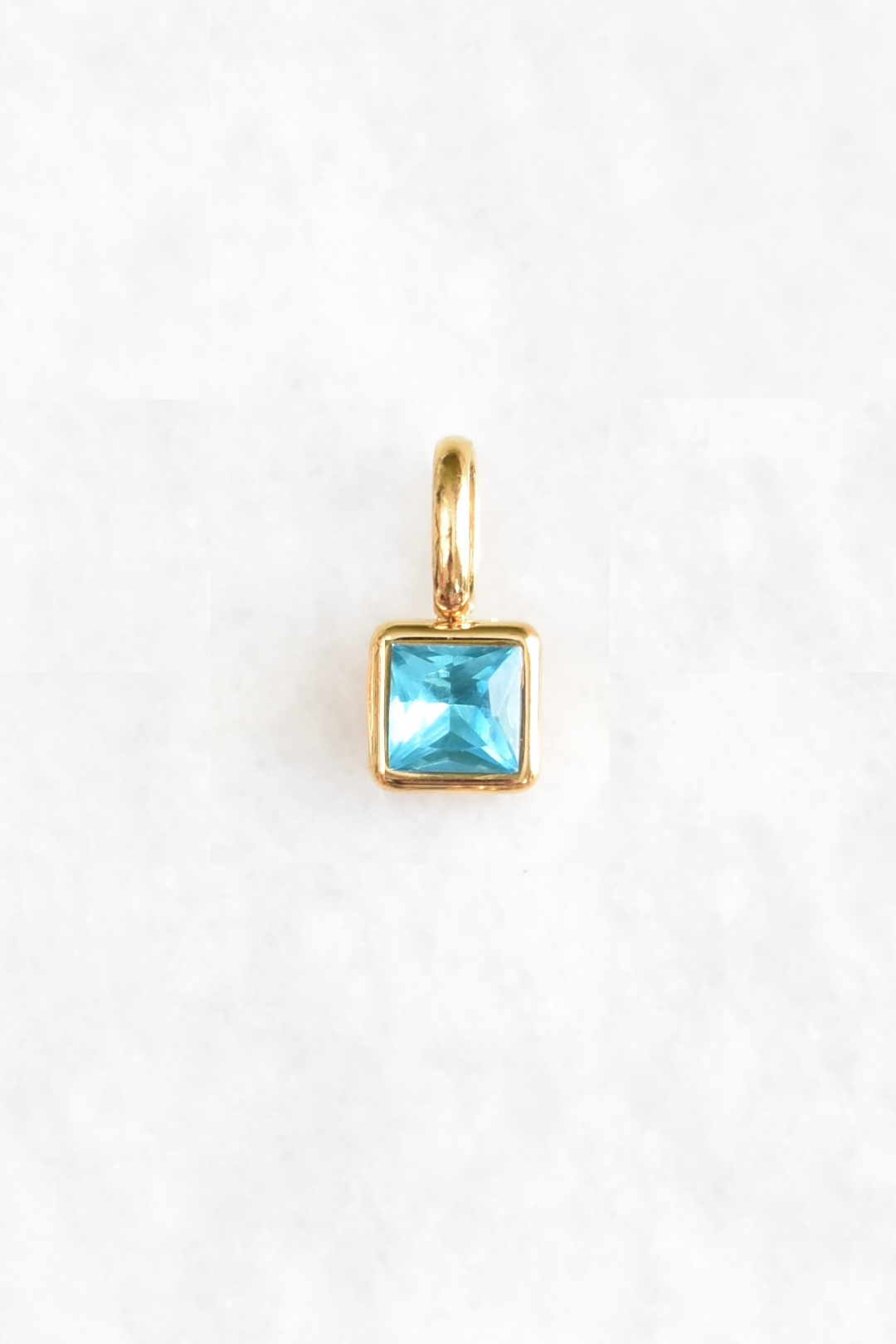 Square Birthstone Charms