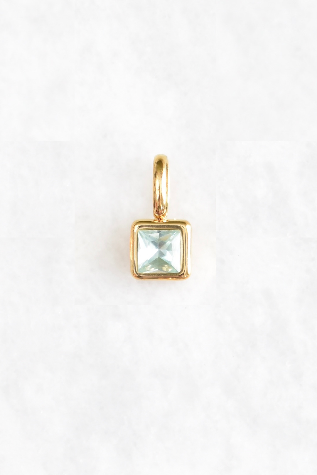 Square Birthstone Charms