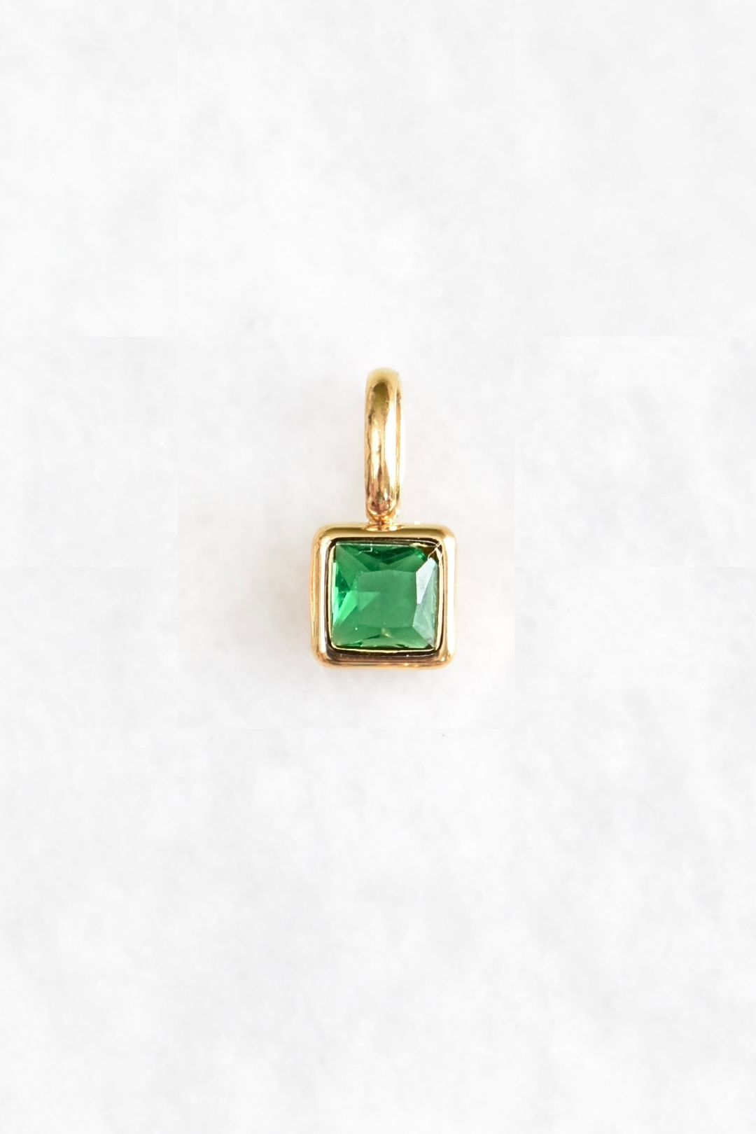 Square Birthstone Charms