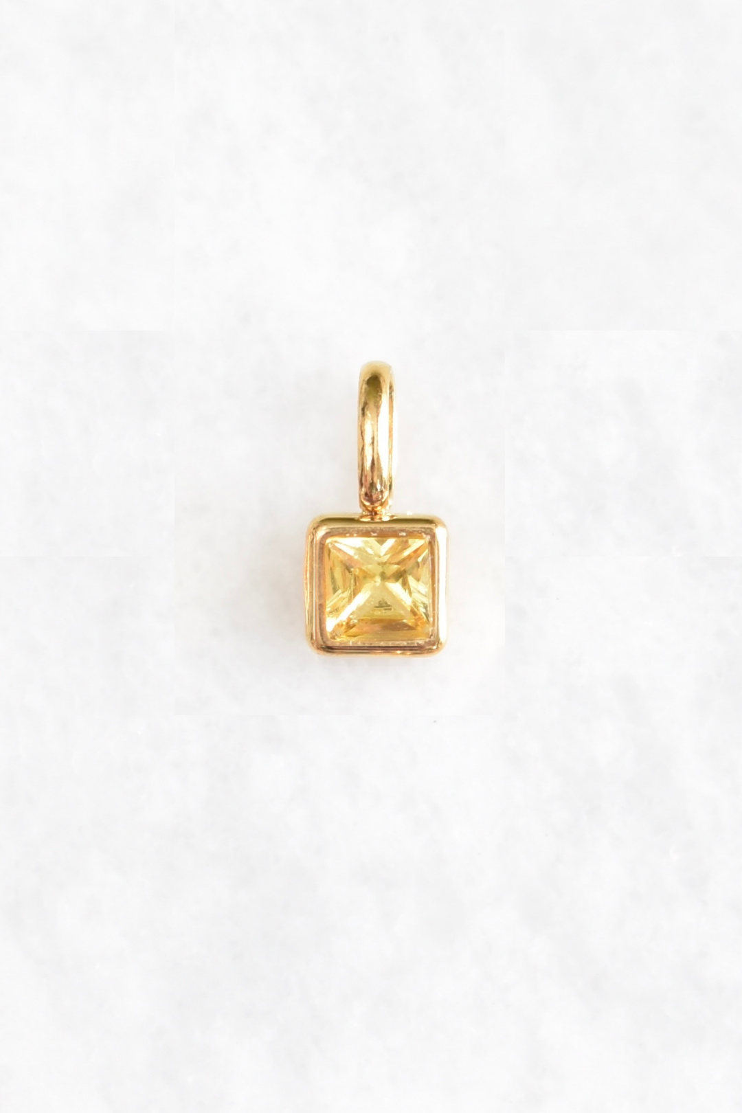 Square Birthstone Charms