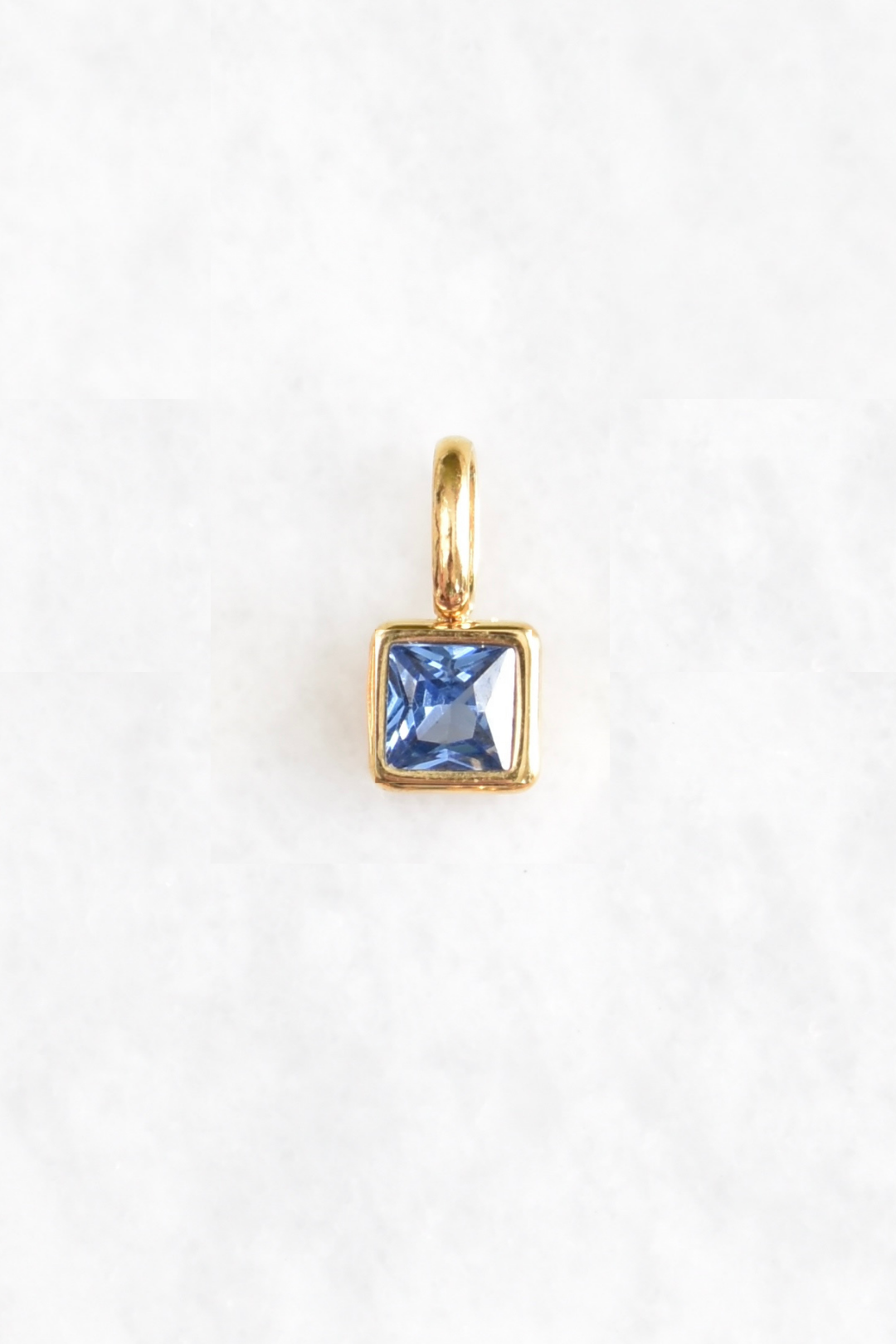 Square Birthstone Charms