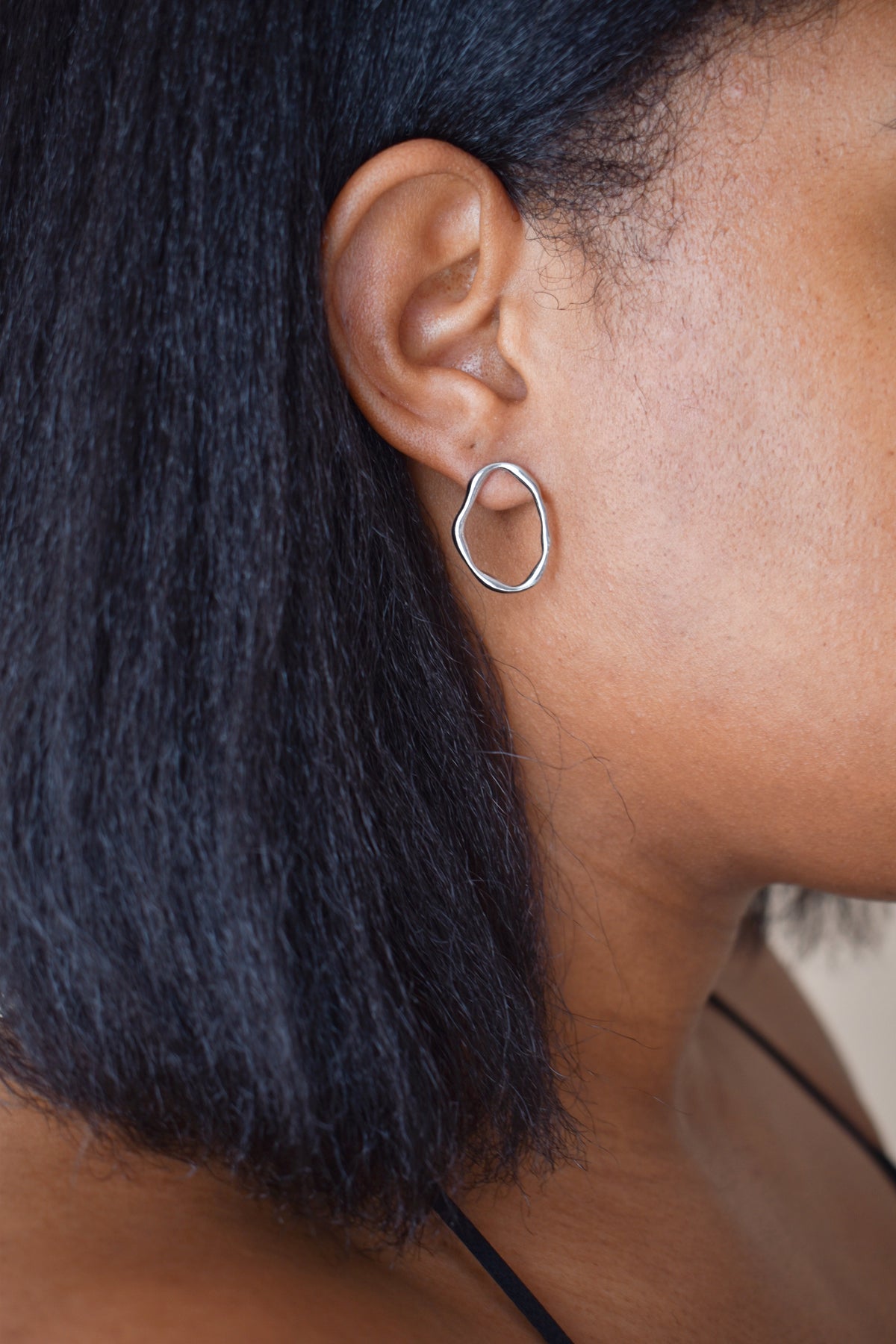 Liquid Loopz Hoop Stud Earrings image 2