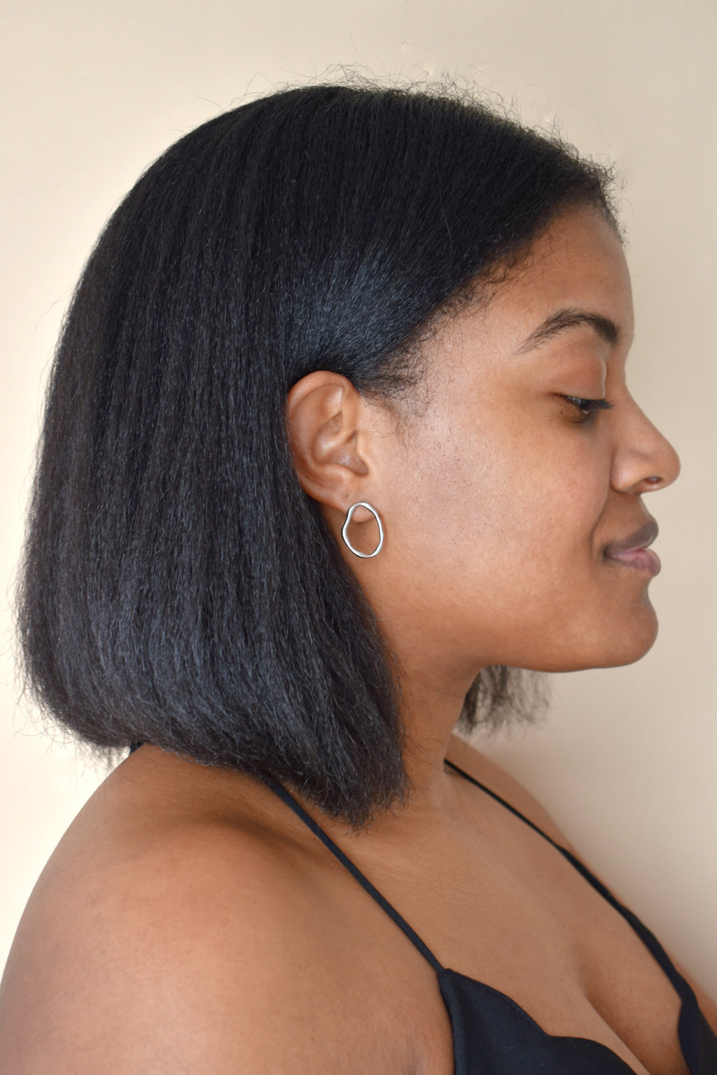 Liquid Loopz Hoop Stud Earrings image 1