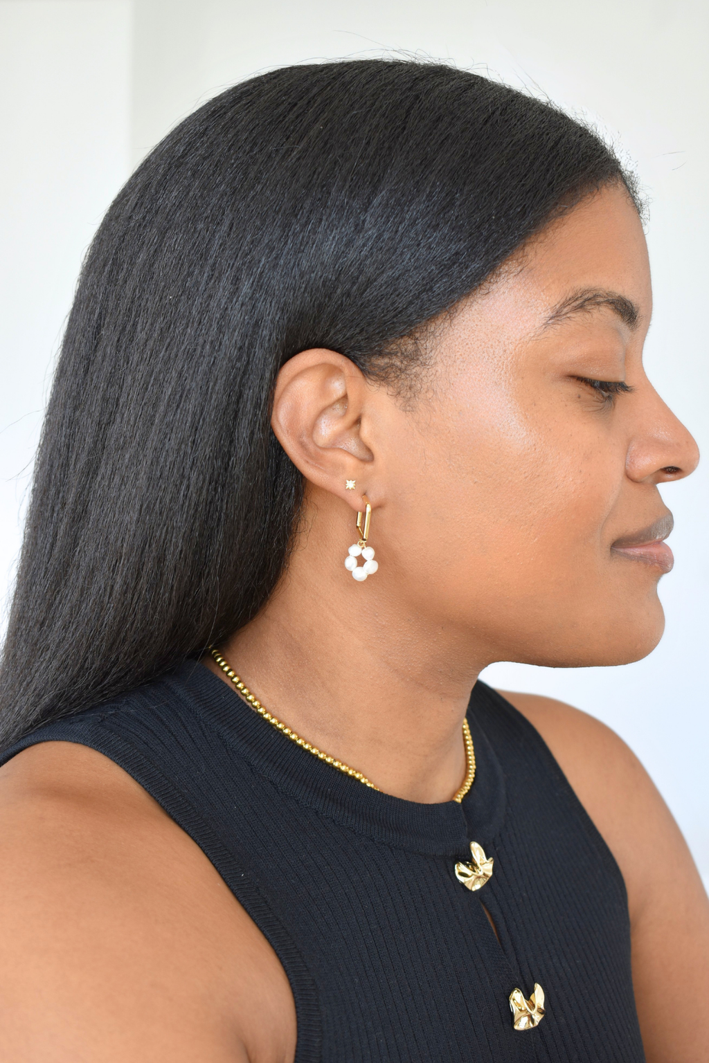 Pearlies Freshwater Pearl Earrings image 1