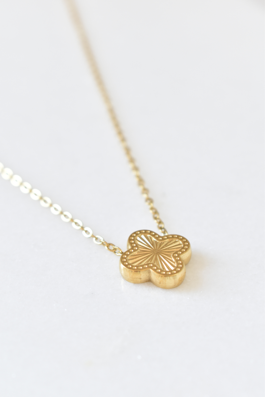 Clover Charm Necklace image 0