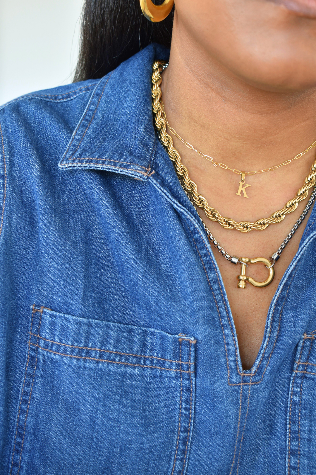Duality Anchor Necklace image 1