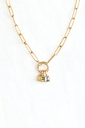 Square Birthstones Necklace image 0
