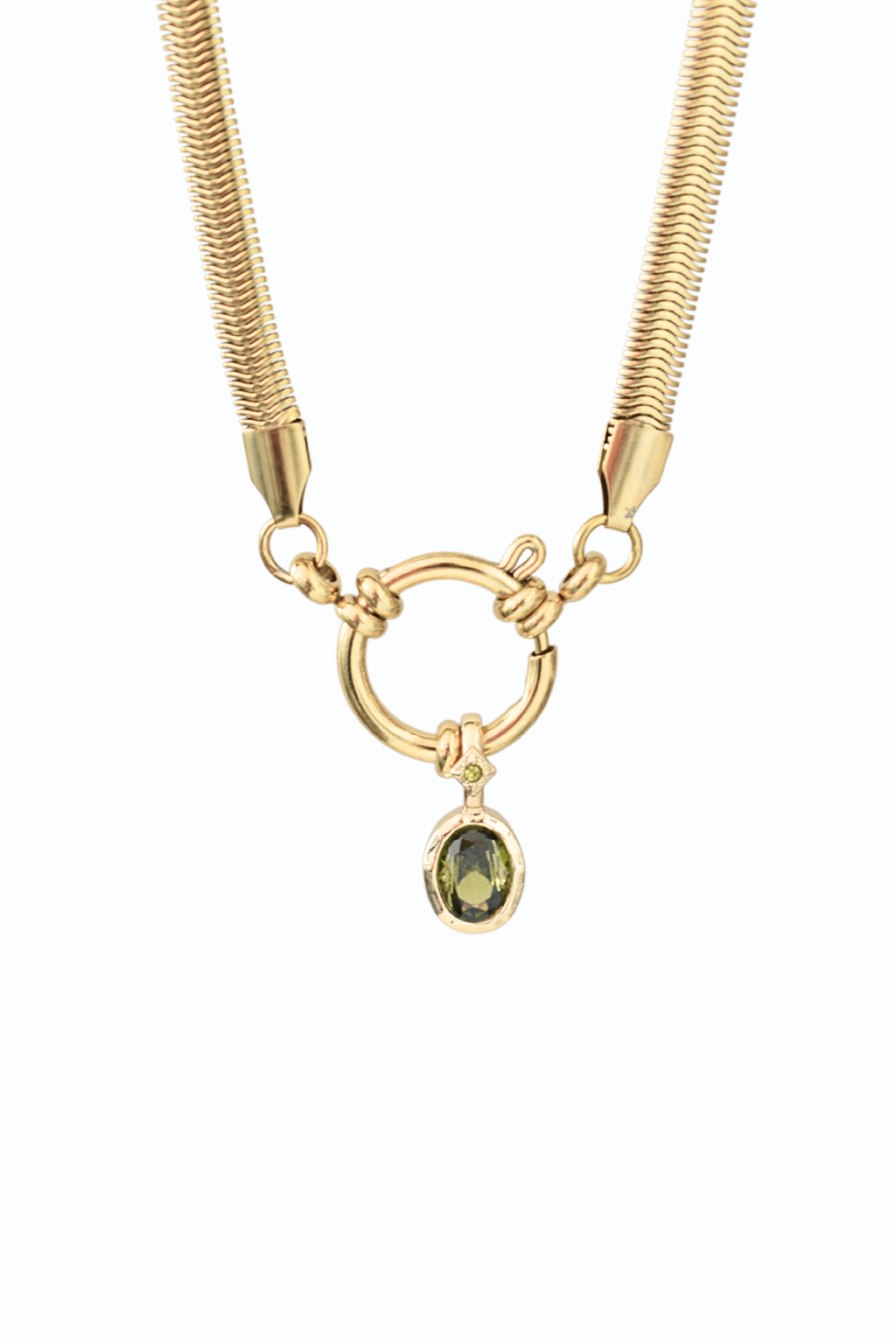 Snake Anchor Clasp Necklace image 1