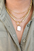 Pearl Snake Necklace image 0