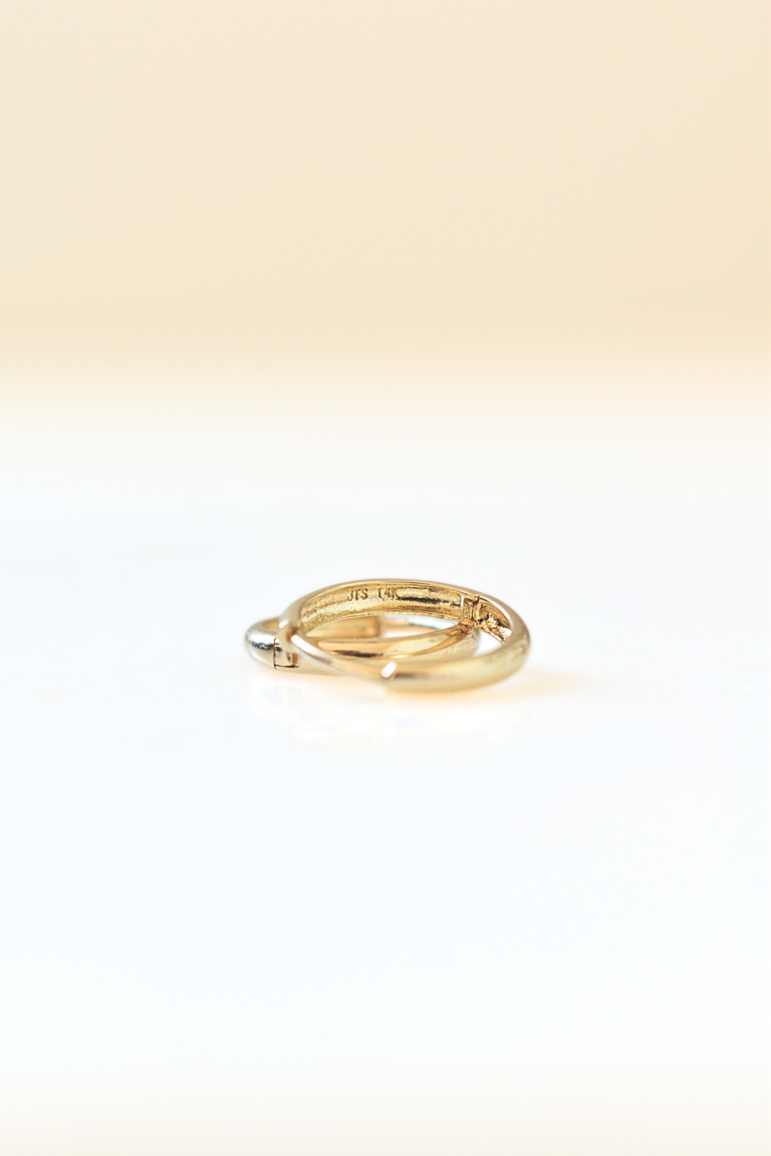 14K Gold Hoop Earrings image 4