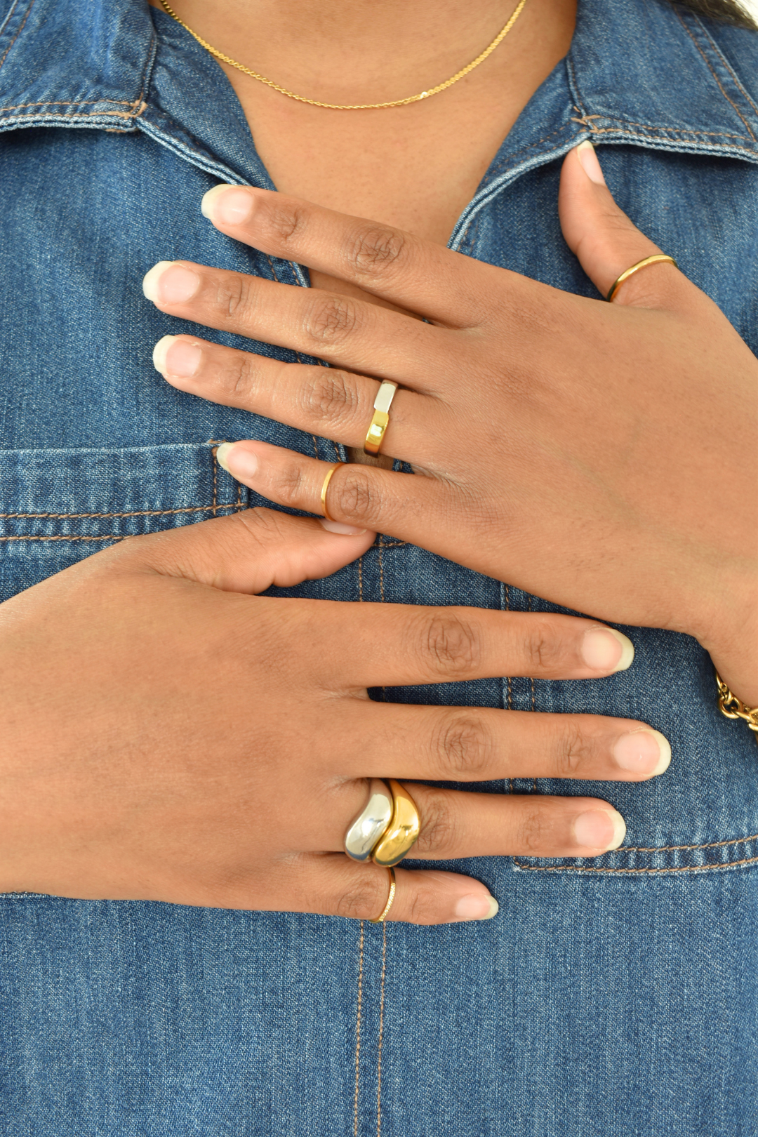 Thicky Wavy Ring - Silver image 8