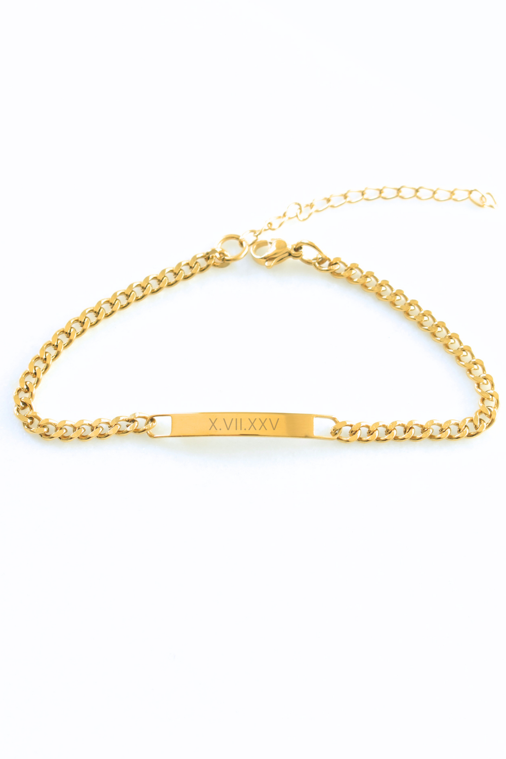With You Curb Bar Bracelet - Personalize image 2