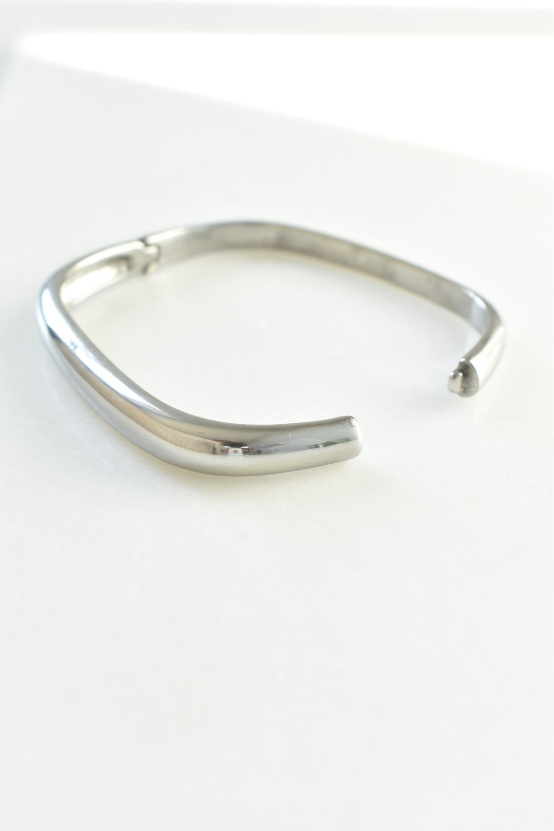 Square Bangle - Silver image 2