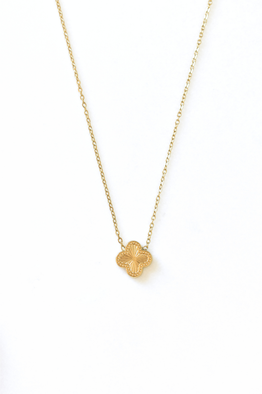 Clover Charm Necklace image 2