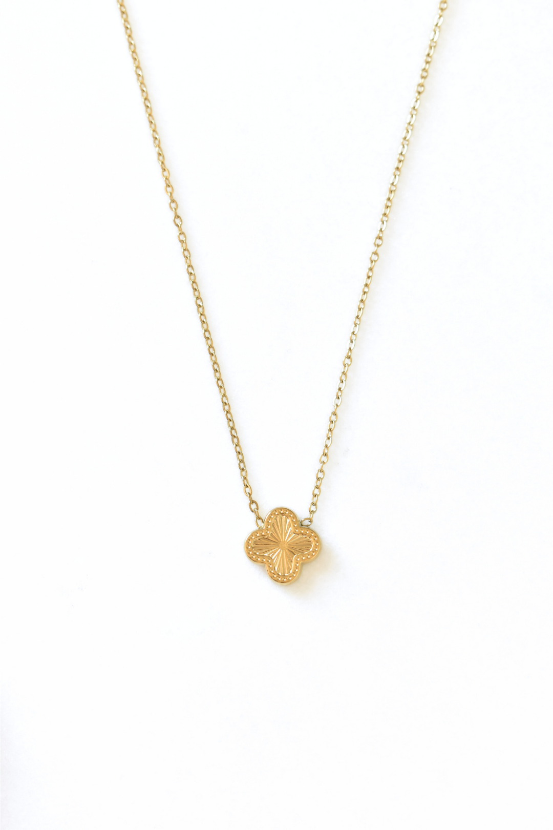 Clover Charm Necklace image 2