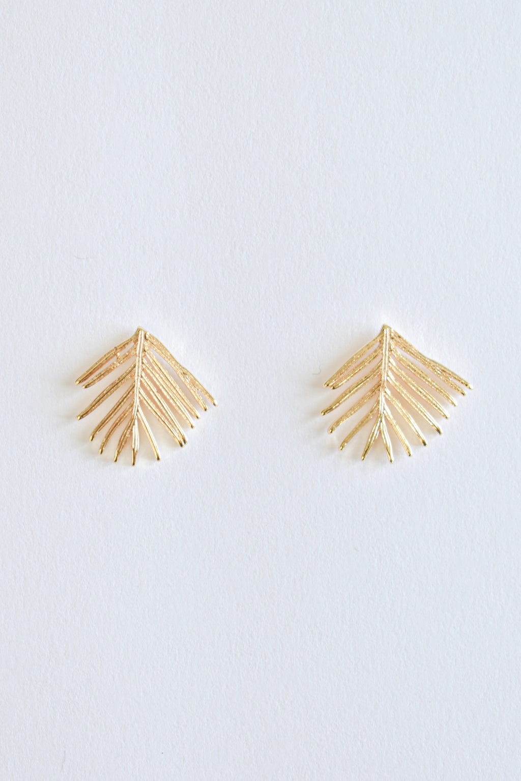 Palm Leaf Post Earrings image 4