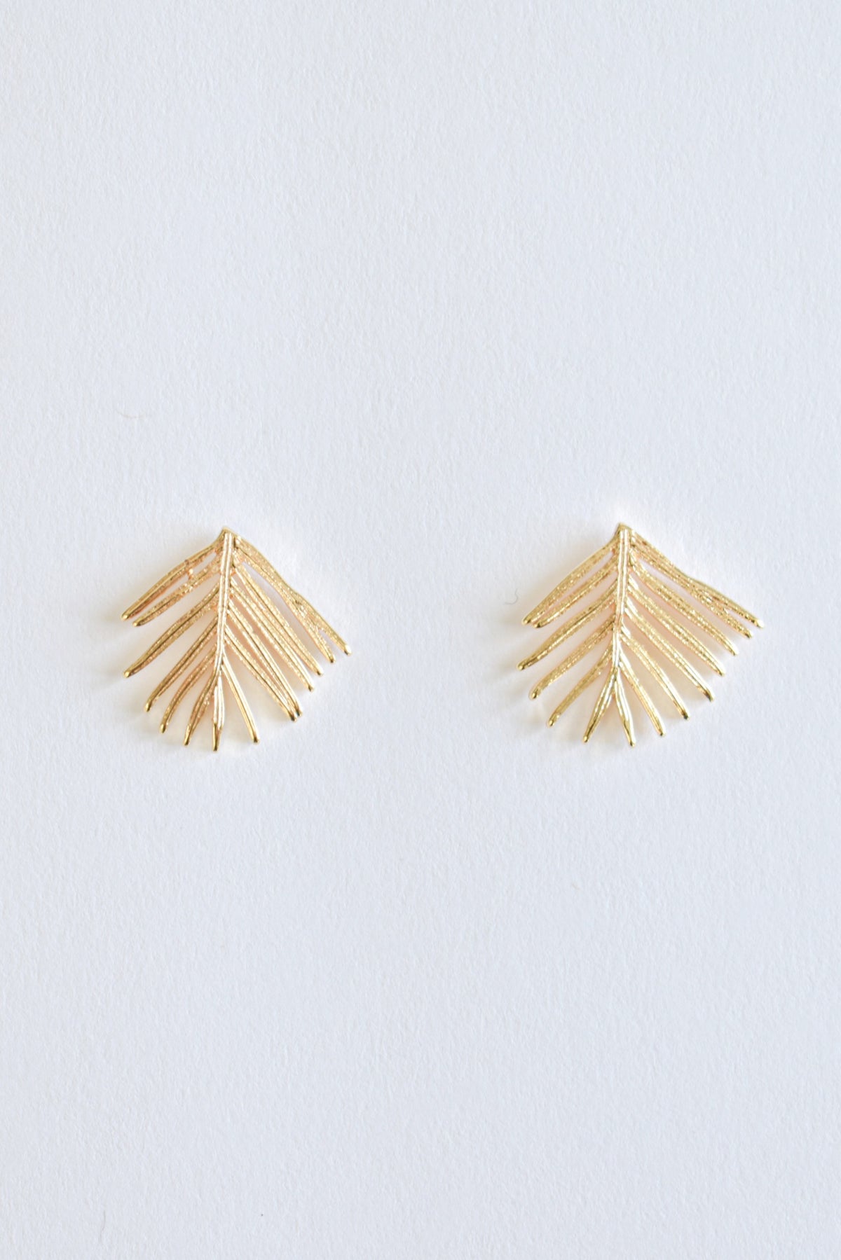 Palm Leaf Post Earrings image 4