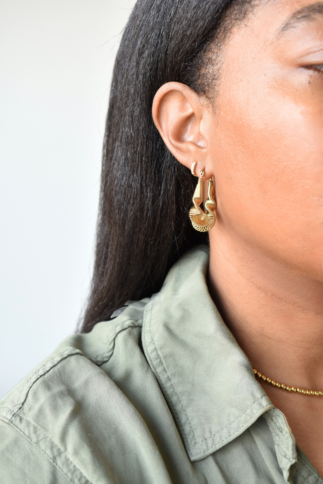 Luup Oval Hoop Earrings image 1