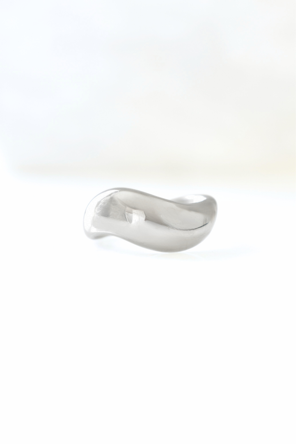Thicky Wavy Ring - Silver image 0