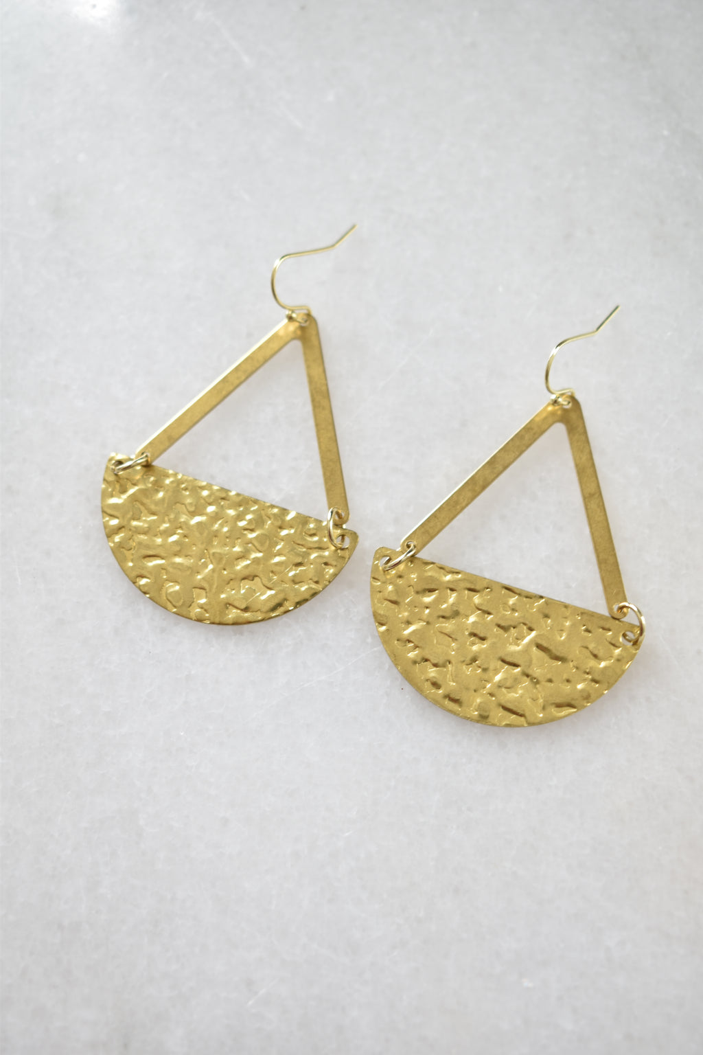 Halieh Hammered Earrings image 0