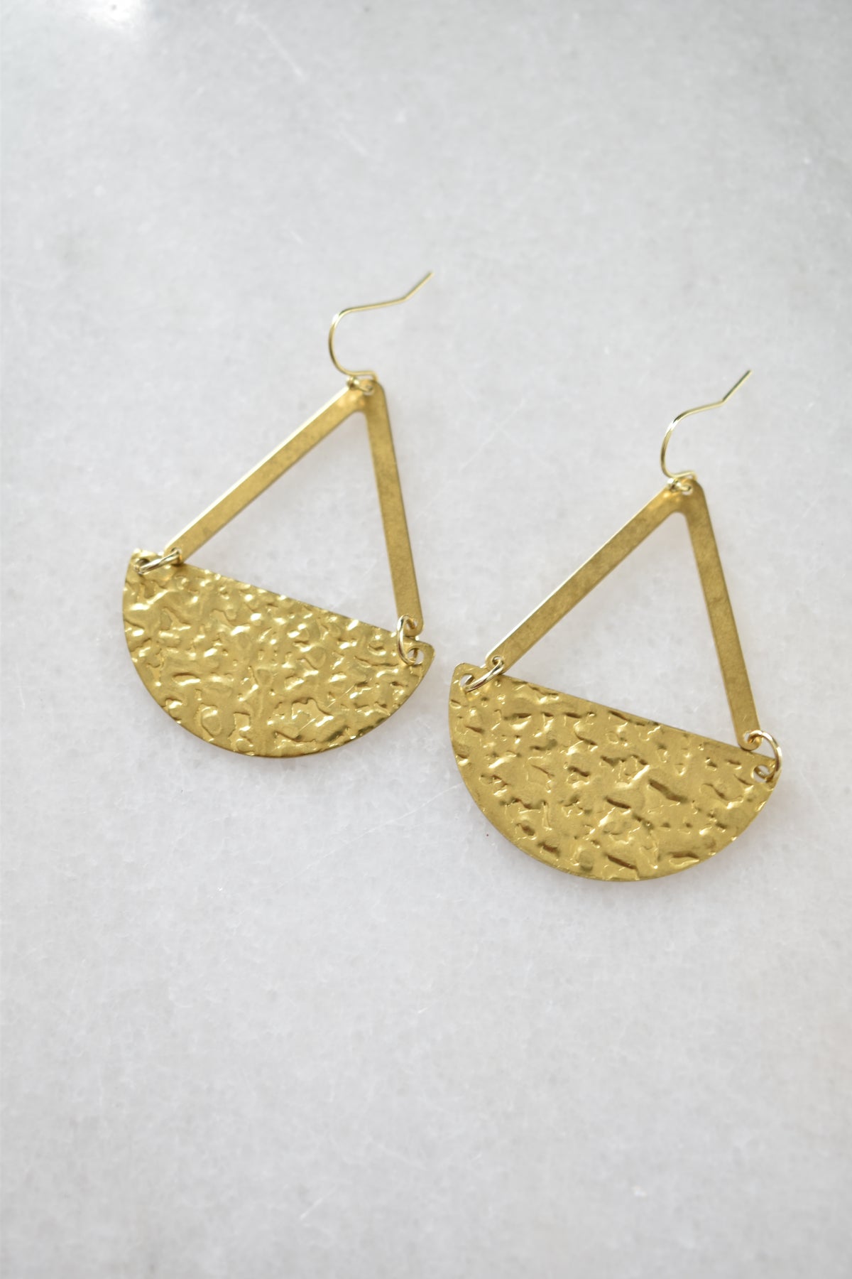 Halieh Hammered Earrings image 0