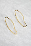 Swurve Stud Hoop Earrings image 0