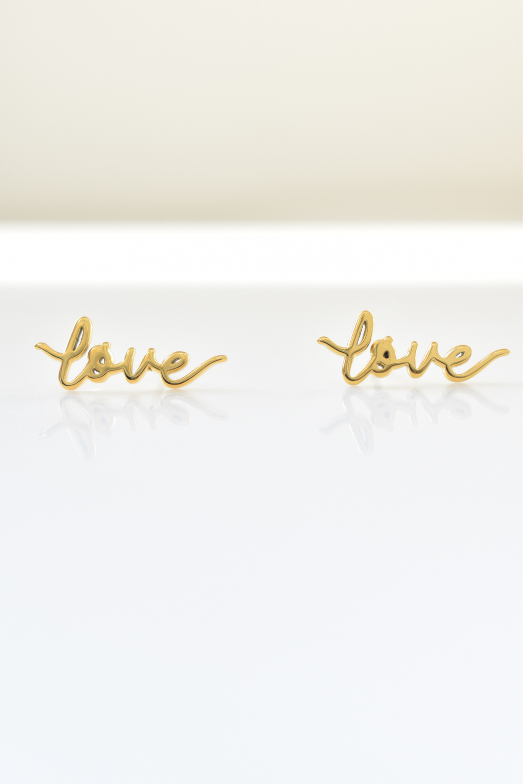 Love Stud Earrings image 0
