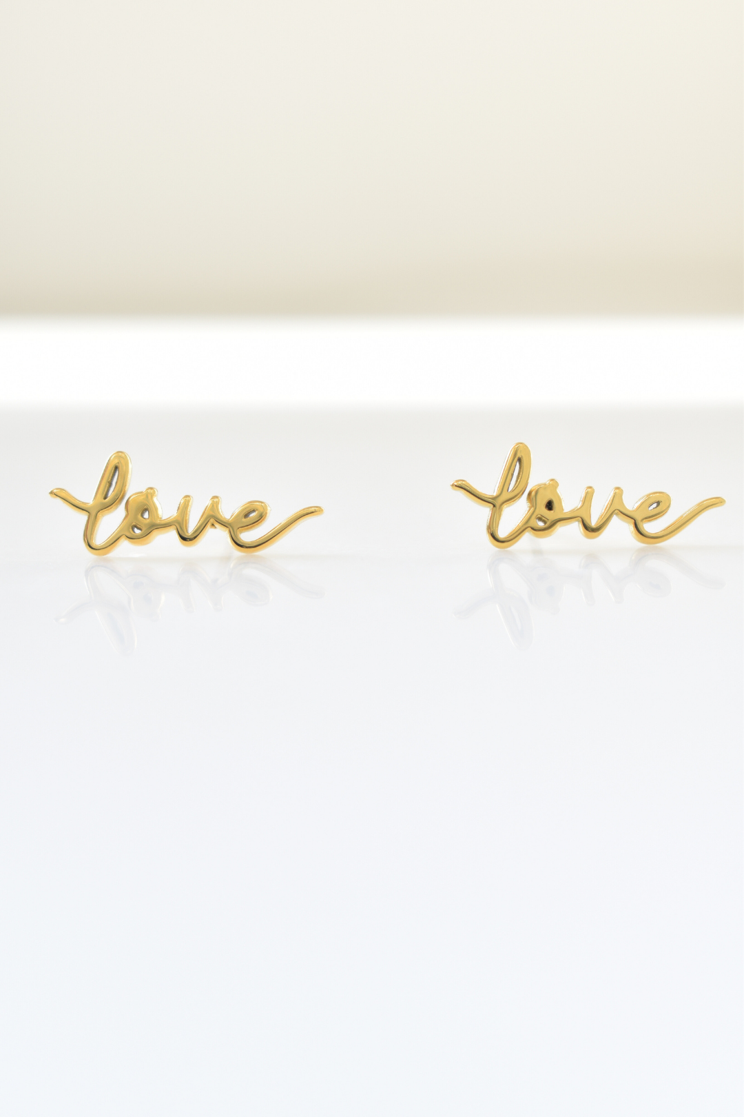 Love Stud Earrings image 0