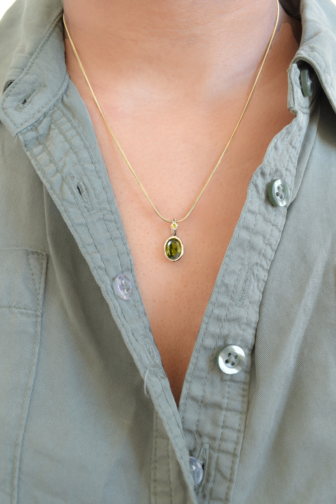 Oval Birthstone Charms image 1