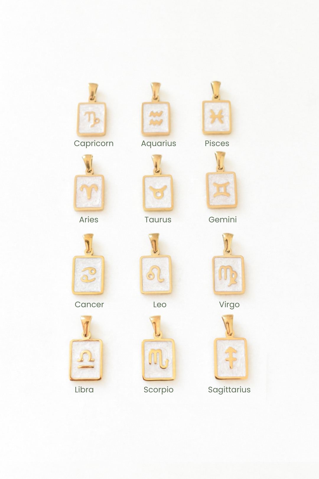 Zodiac Tag Charms image 8